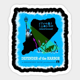 Island Brewed: Statue Defender Sticker